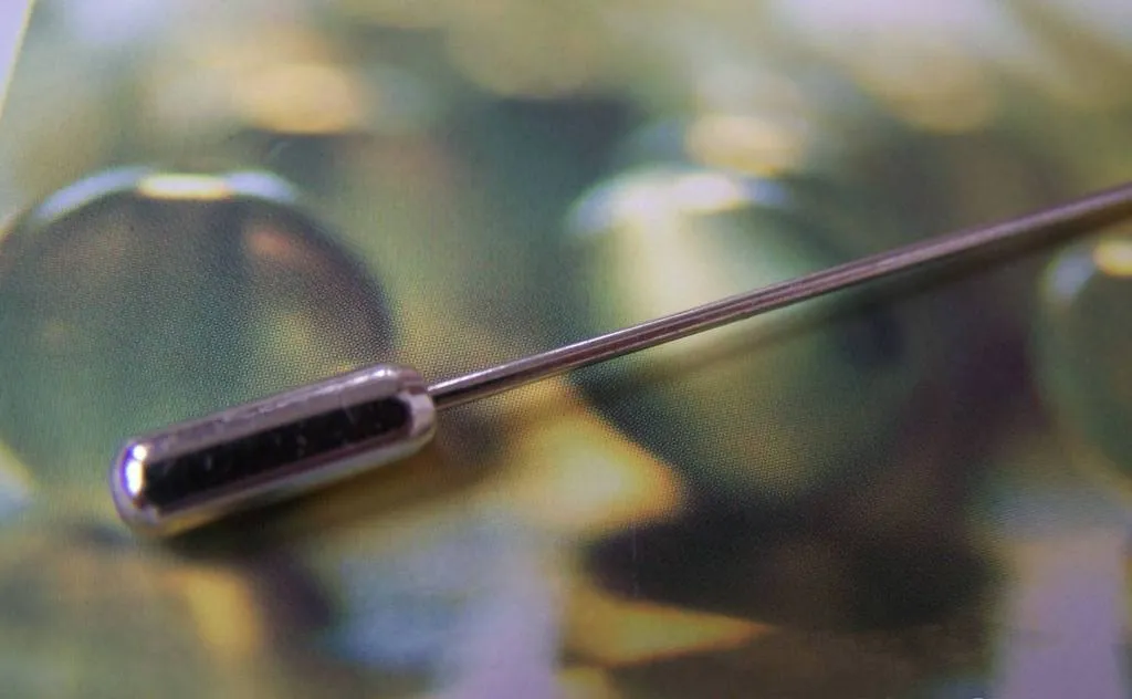 10 pcs Platinum Stick Pin Clutch Lapel Pin With 5mm Pad A4653
