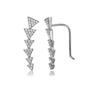 14k Gold Plated Arrow Climber Earrings