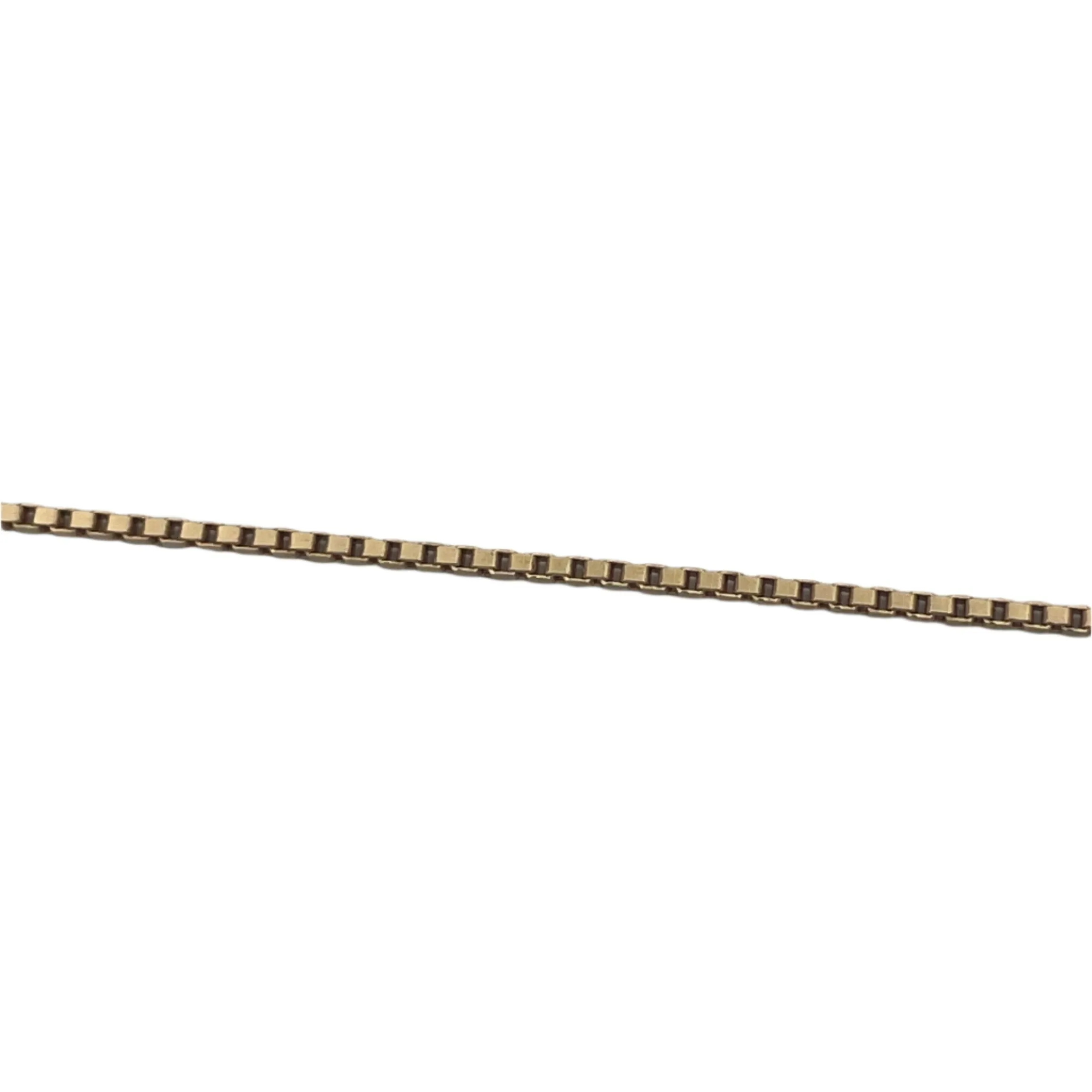 14K yellow gold birks box link chain