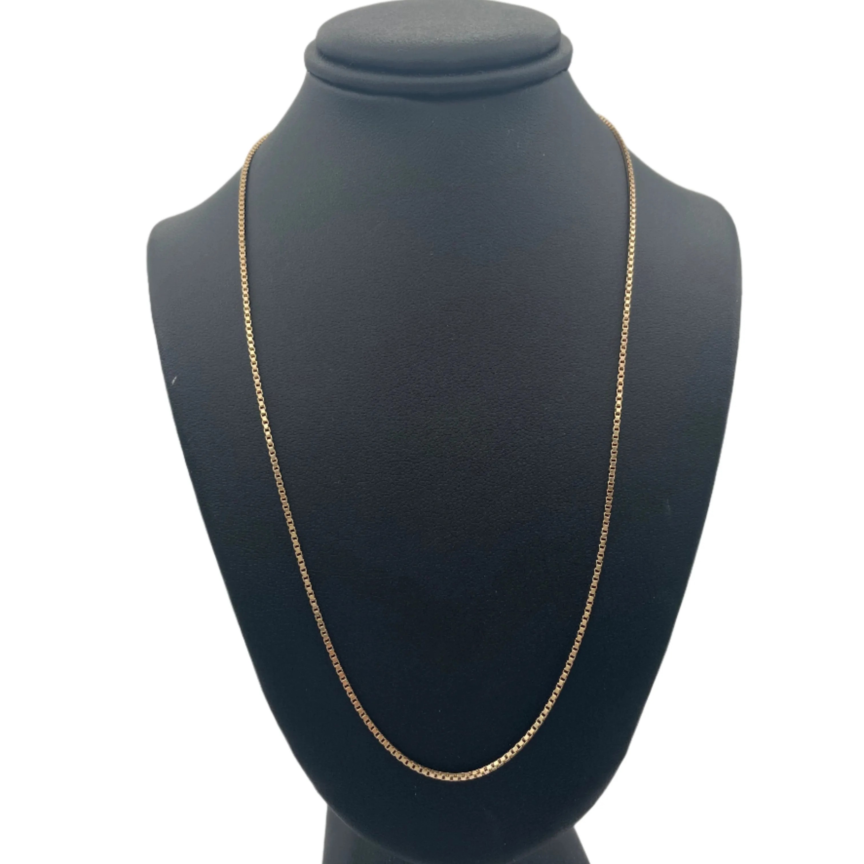 14K yellow gold birks box link chain