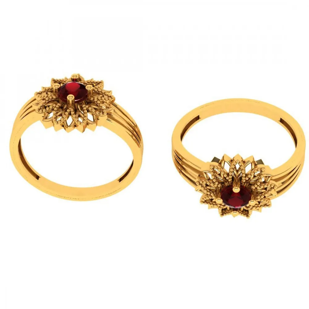 14KT (585) Yellow Gold Ring For Women