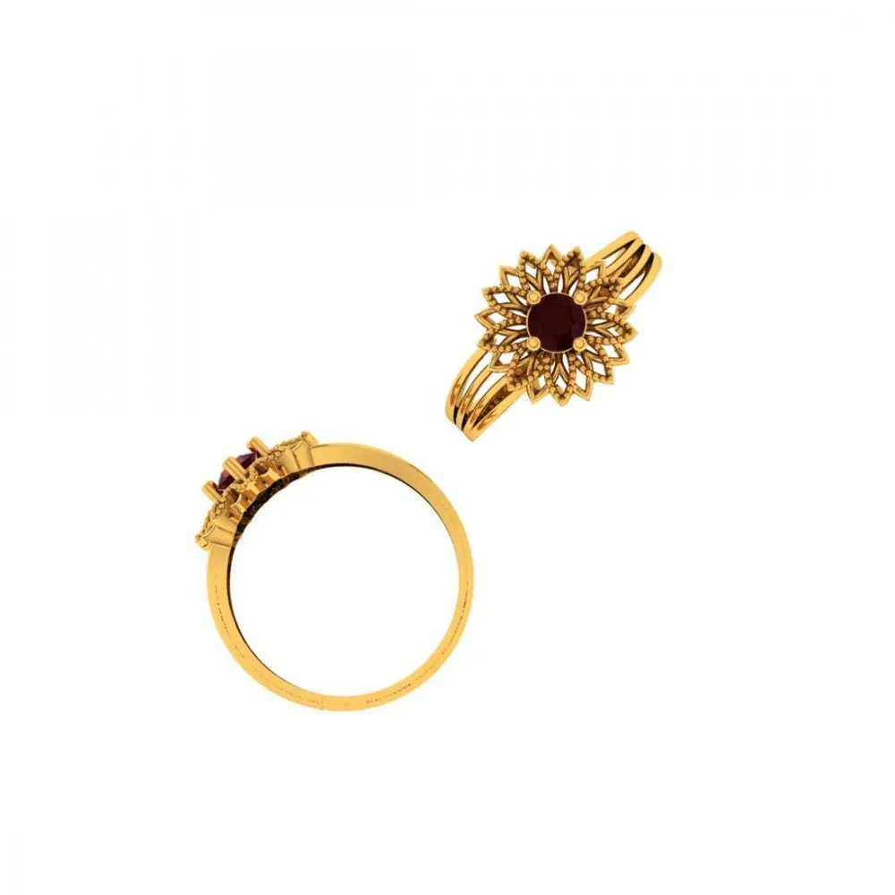 14KT (585) Yellow Gold Ring For Women