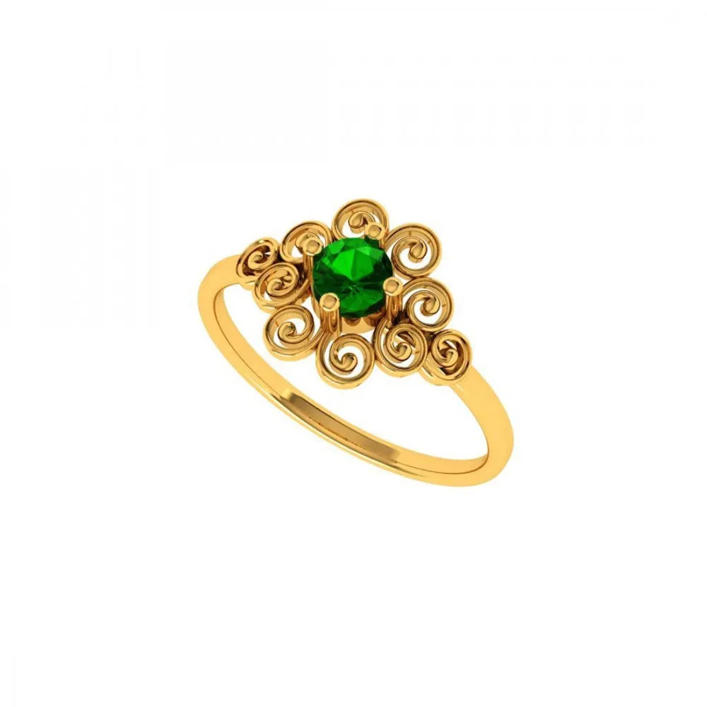 14KT (585) Yellow Gold Ring For Women