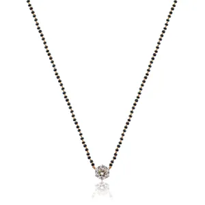 1.83 TW 1.83 CTS Diamond Mangalsutra