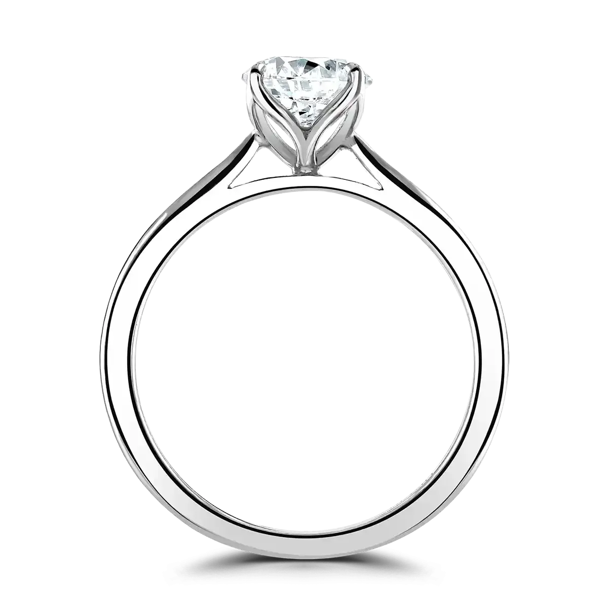 18ct Yellow Gold 2ct Round Brilliant Cut Laboratory Grown Diamond Solitaire