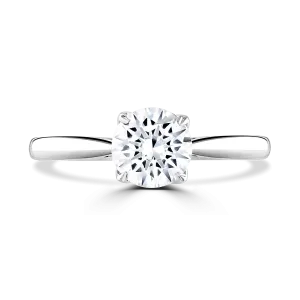 18ct Yellow Gold 2ct Round Brilliant Cut Laboratory Grown Diamond Solitaire