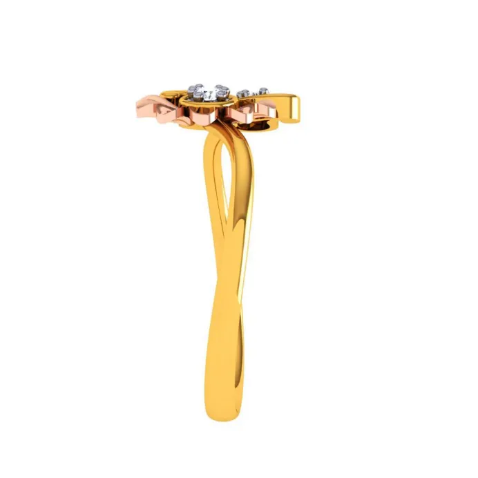 22KT (916) Yellow Gold Ring For Women