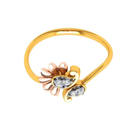 22KT (916) Yellow Gold Ring For Women
