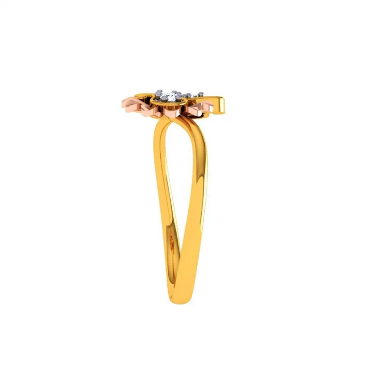 22KT (916) Yellow Gold Ring For Women
