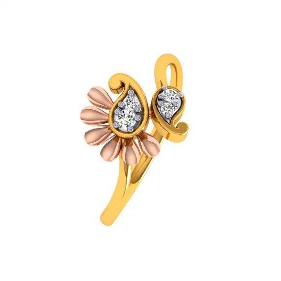 22KT (916) Yellow Gold Ring For Women