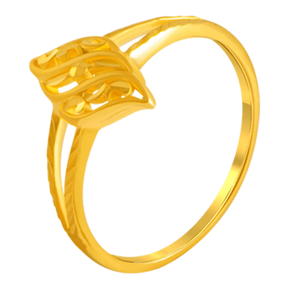 22KT Yellow Gold Ring For Women