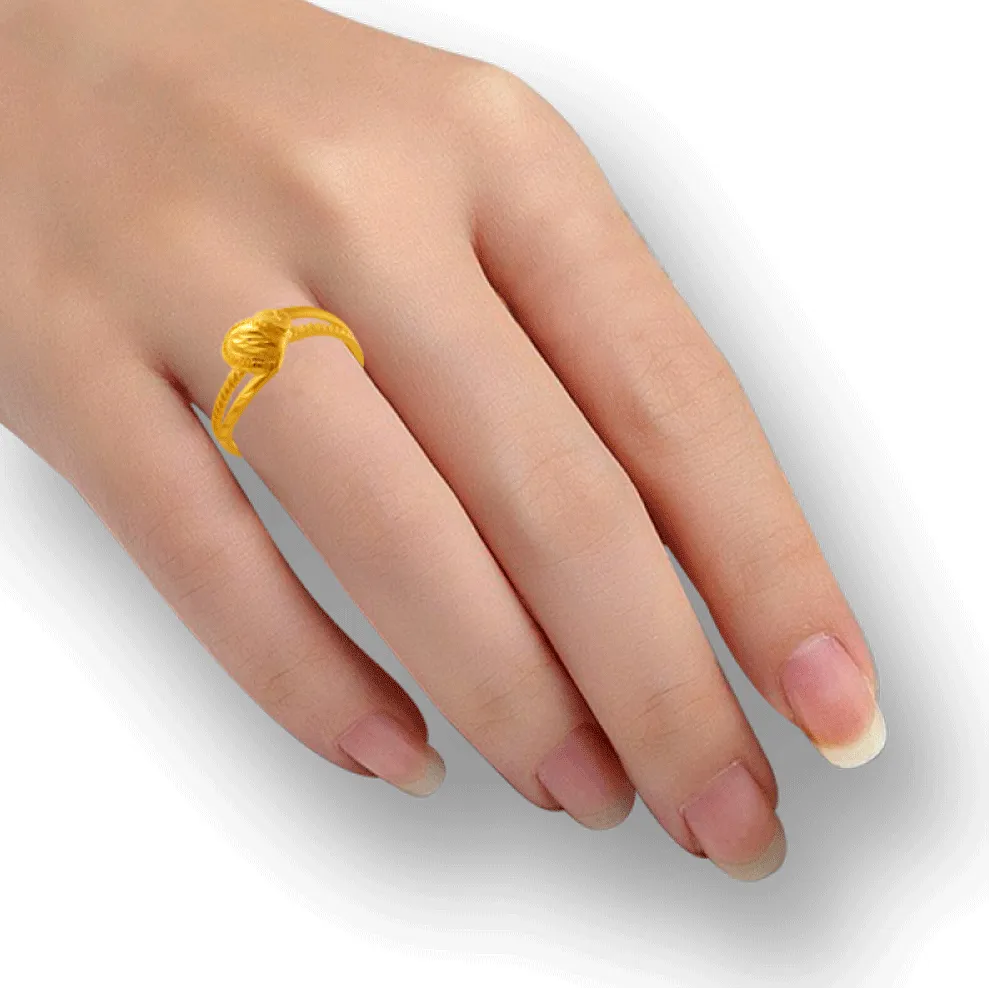22KT Yellow Gold Ring For Women