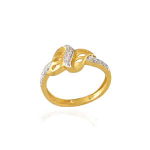 22KT Yellow Gold Ring For Women