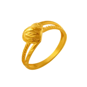 22KT Yellow Gold Ring For Women