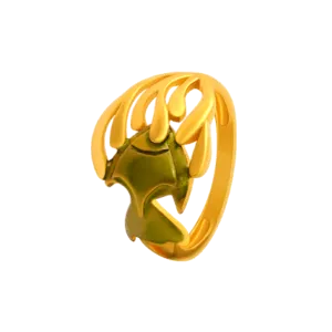 22KT Yellow Gold Ring For Women