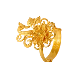 22KT Yellow Gold Ring For Women