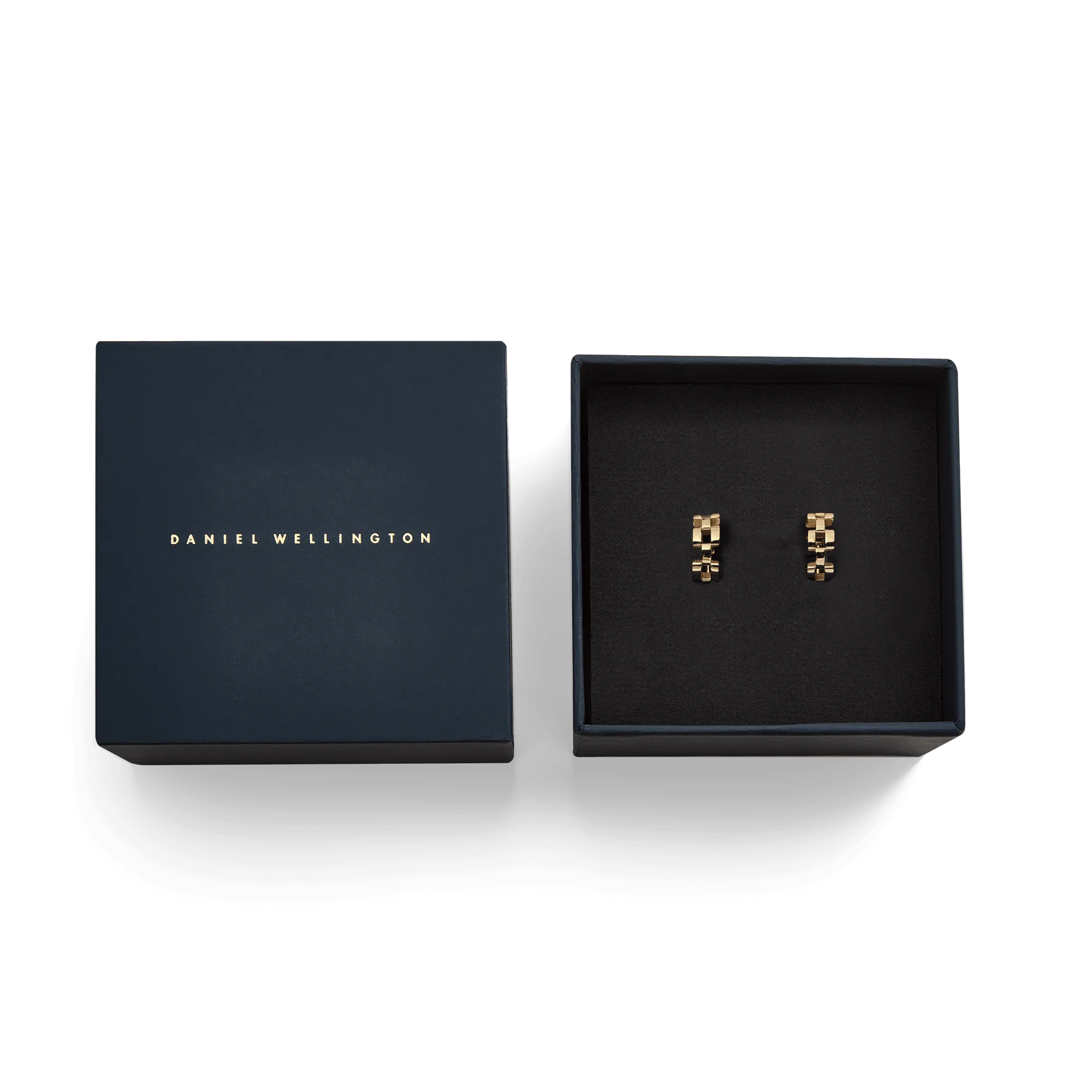 3-Link Earrings Gold