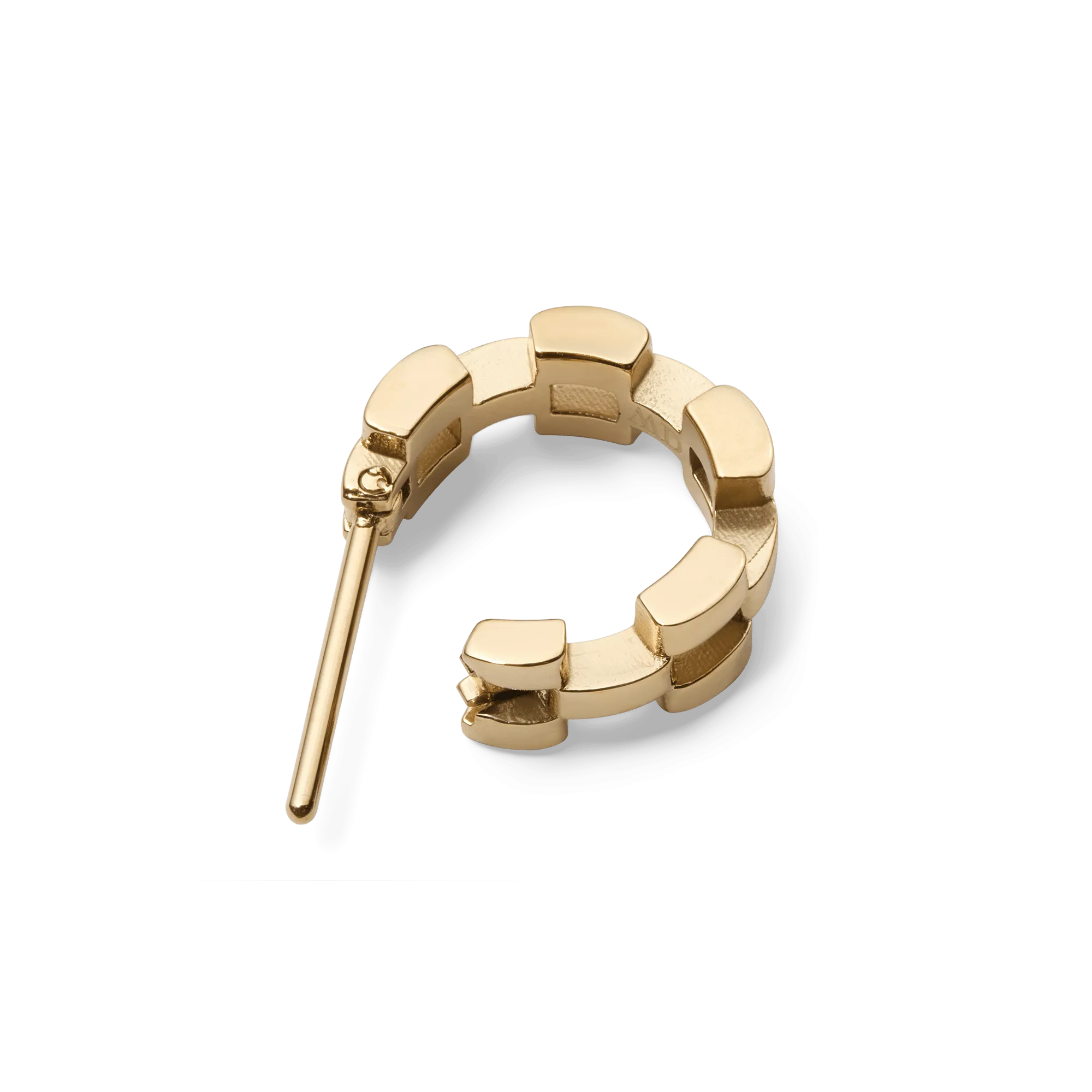 3-Link Earrings Gold