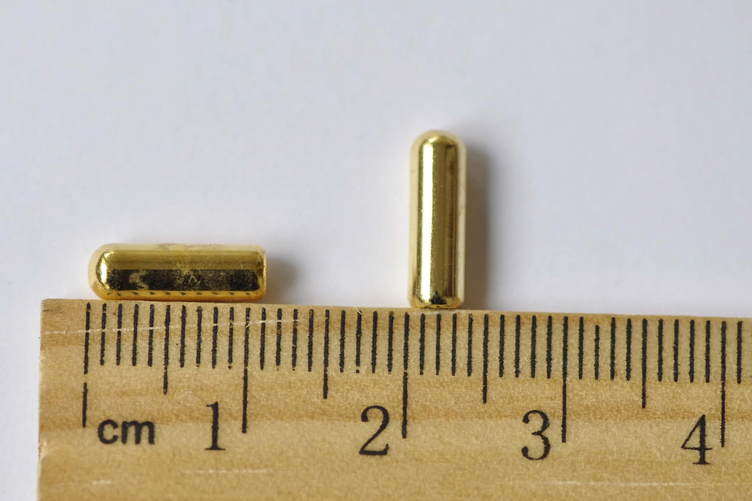 50 pcs Gold Stick Pin Bottom Clutch Rubber Stopper Backs A8717