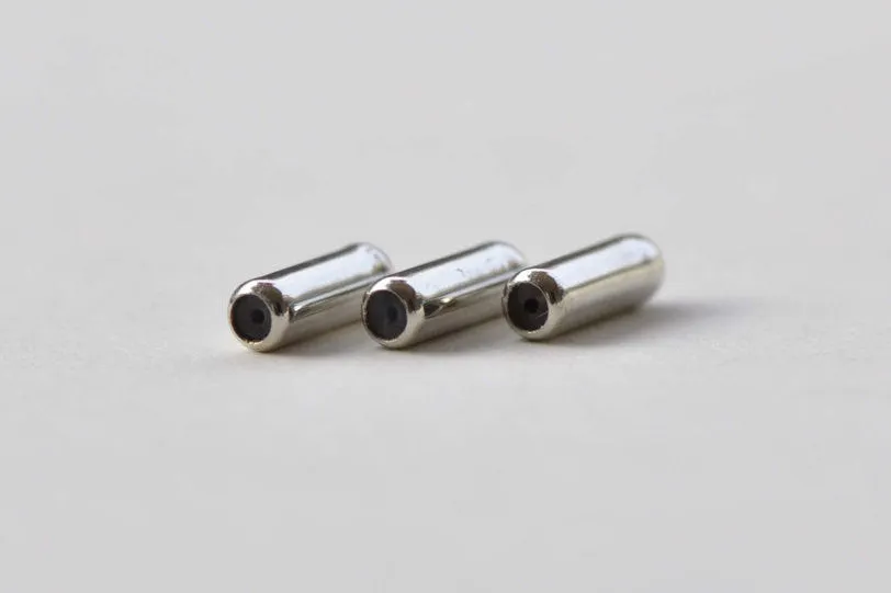50 pcs Platinum Stick Pin Bottom Clutch Rubber Stoppers Backs A8729