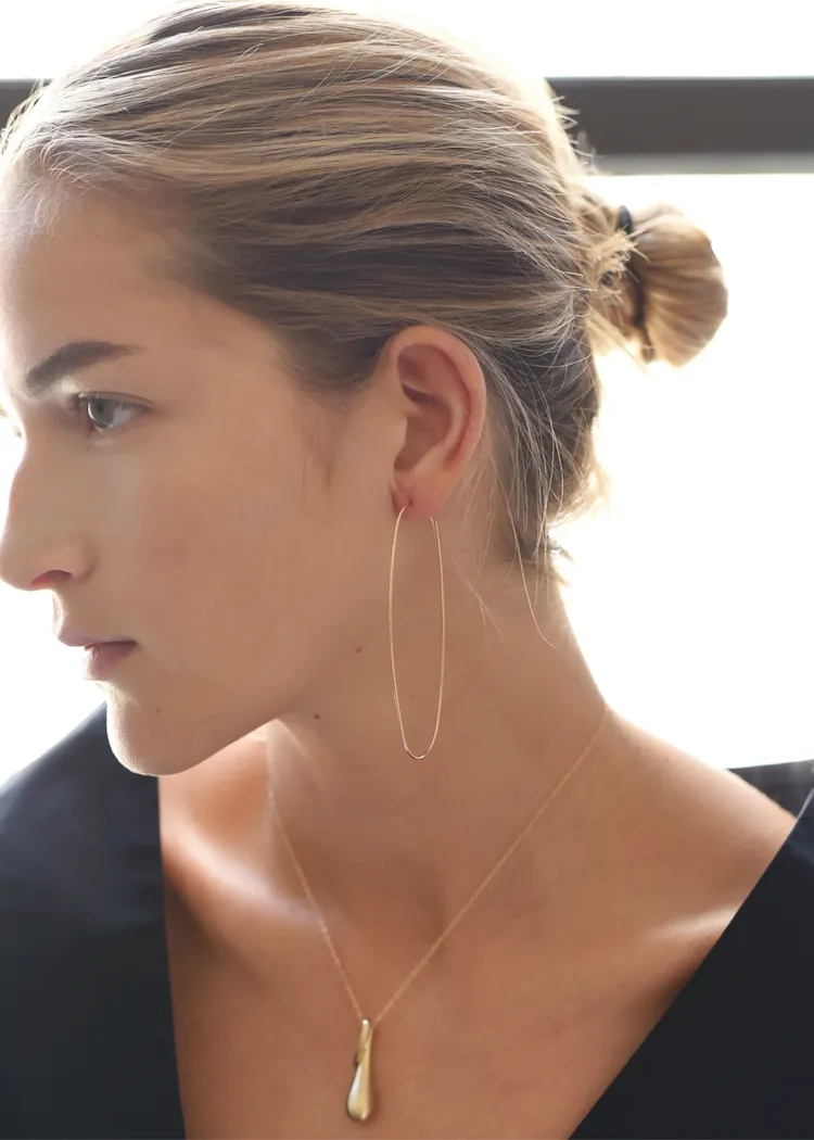 8.6.4. Design | Long Oval Hoops | 14k Gold Filled