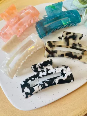 Acetate Claw Clips