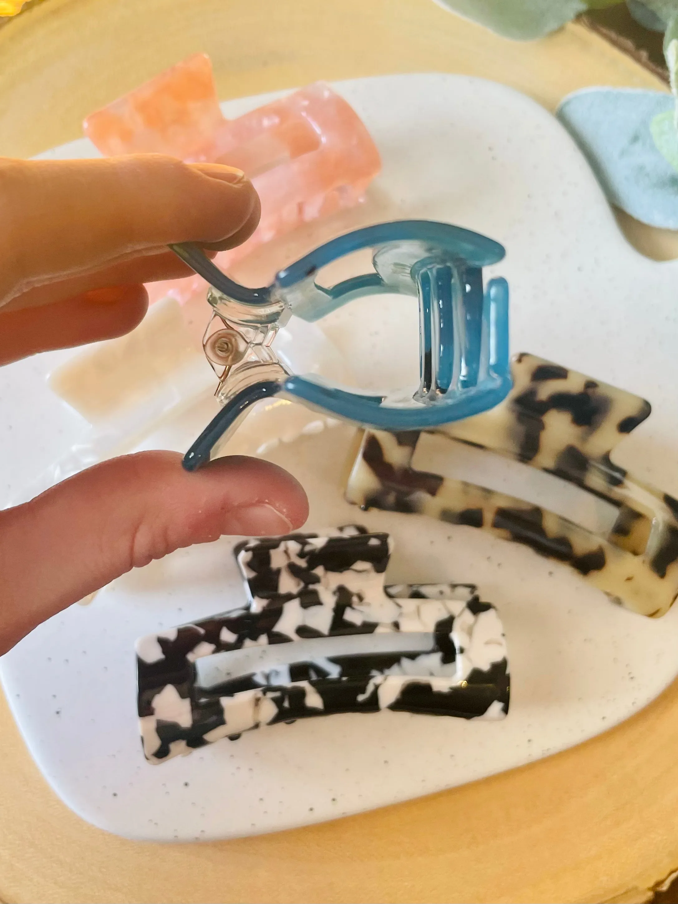 Acetate Claw Clips