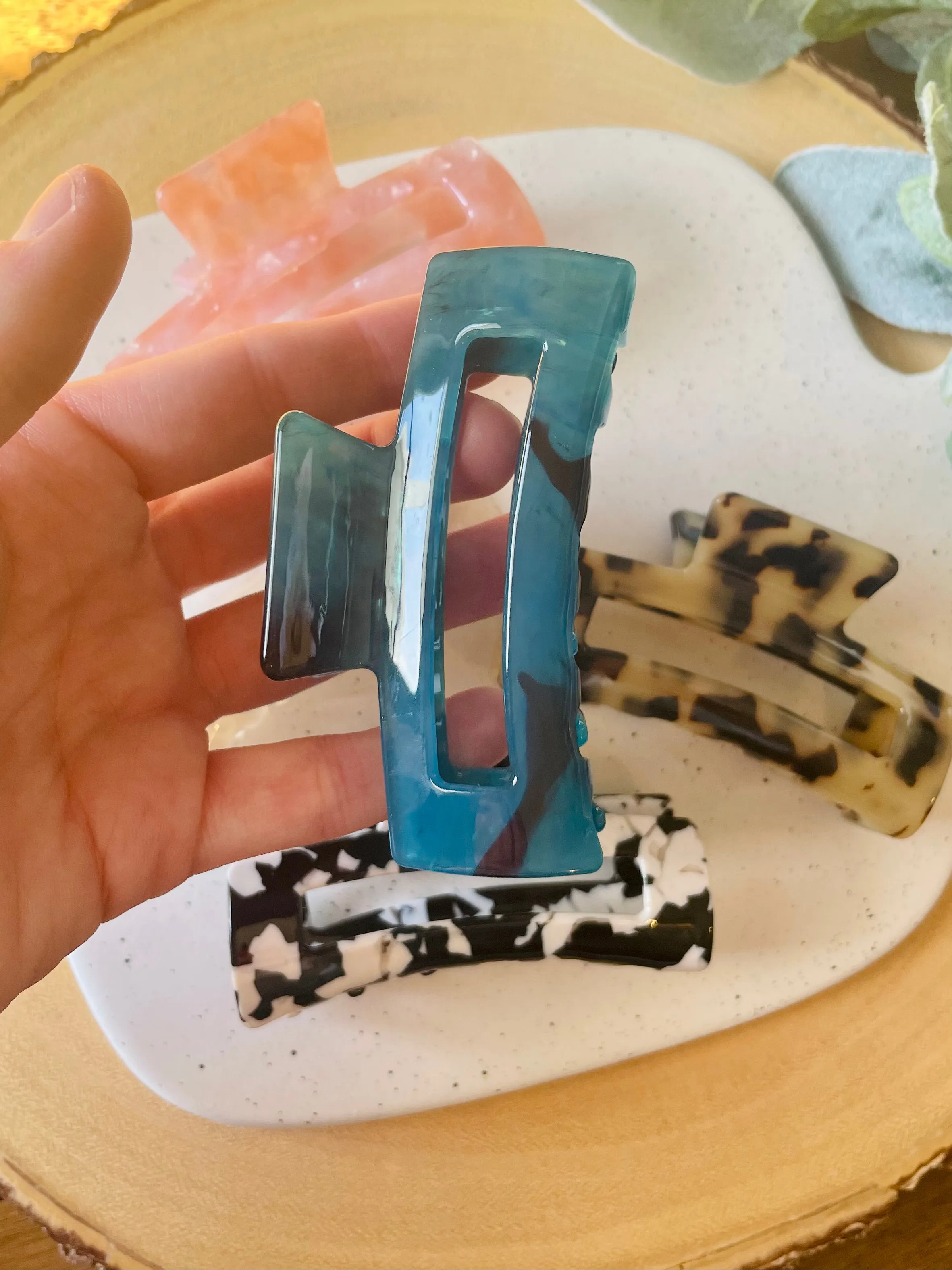 Acetate Claw Clips