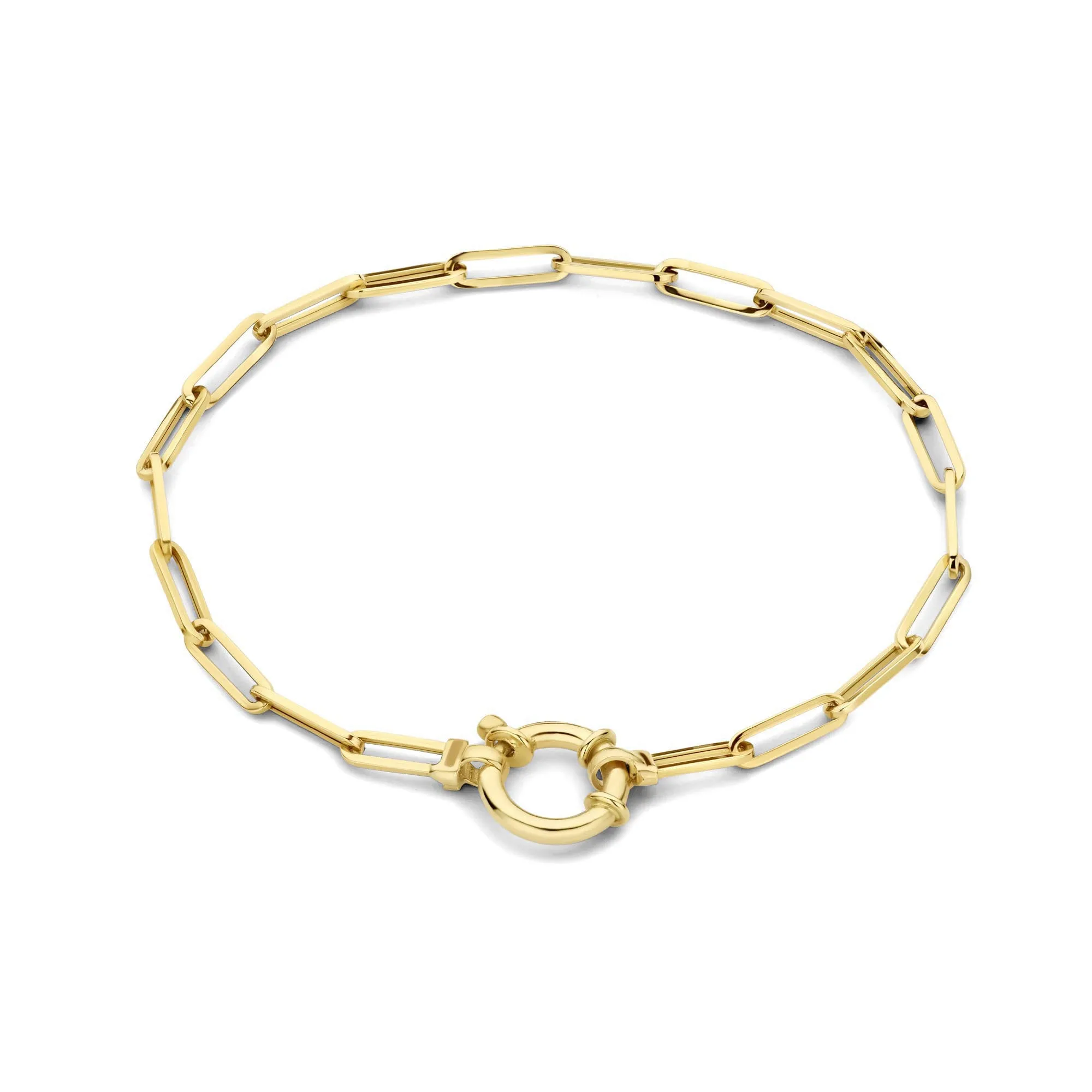 Aidee Odile 14 karat gold link bracelet