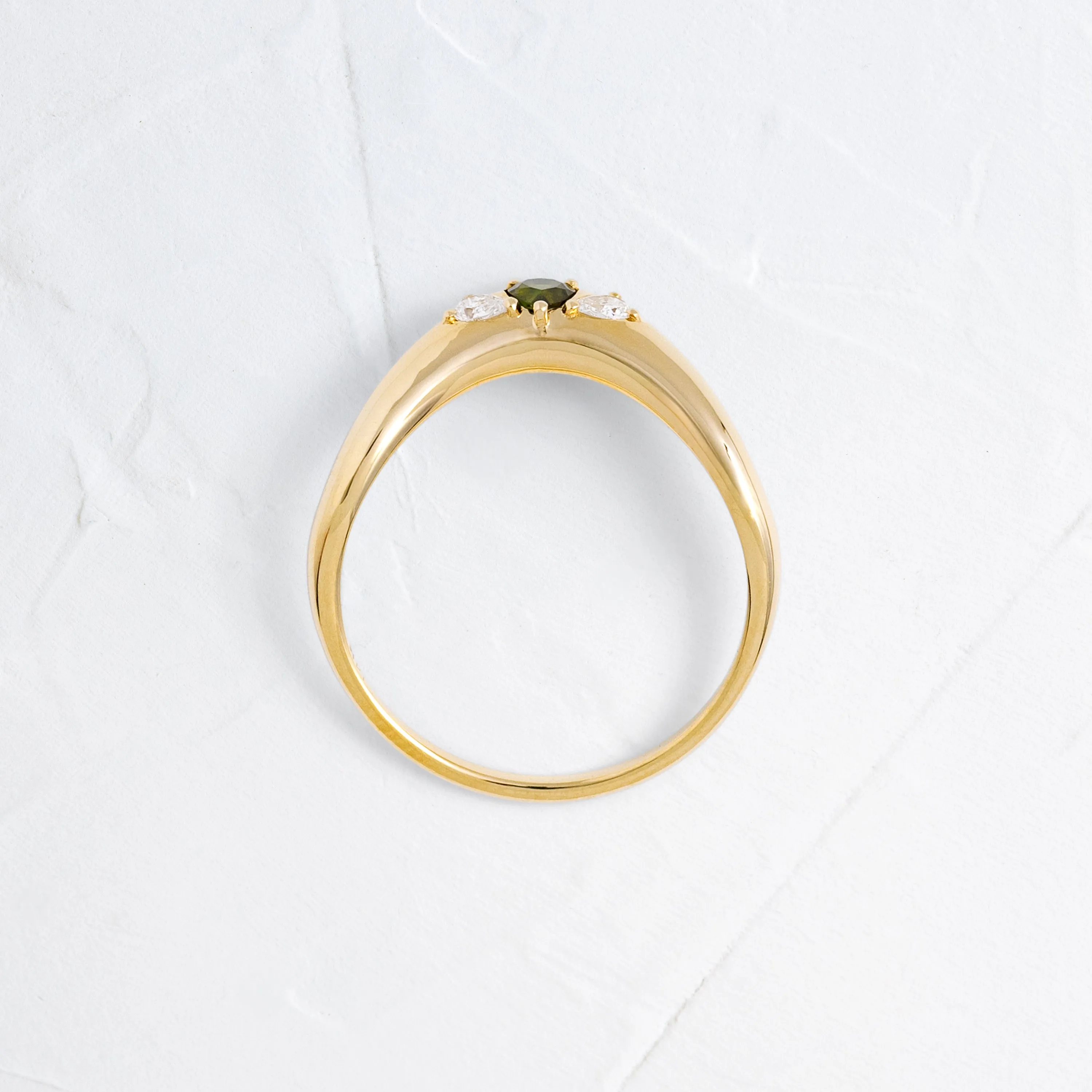 Amplify Band with Green Tourmaline