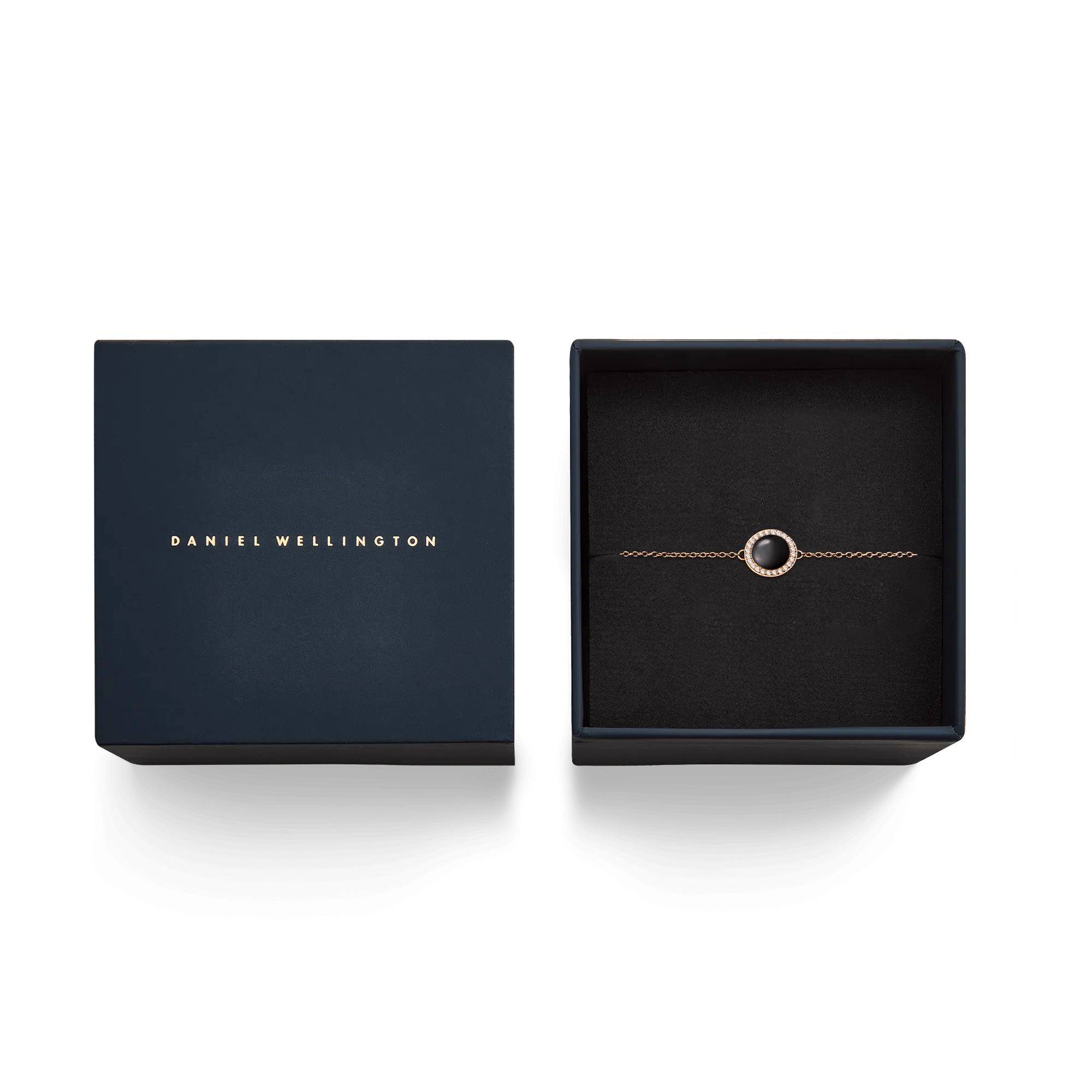 Audrey Bracelet Black Agathe Rose Gold