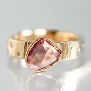 Aurora Sapphire Birch Ring