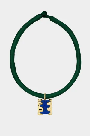 Blob Pendant Necklace, Lapis