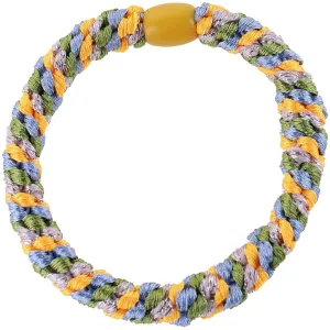Bow's by St?r Braided Hair Elastic - Multi Blue/Orange/Green/Purple Glitter 6-pack