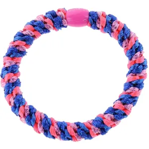 Bow's by St?r Braided Hair Elastic - Multi Blue/Pink/Pink Glitter 6-pack