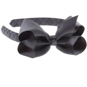 Bow's by St?r Hairband Classic Large Bow - Anthracite