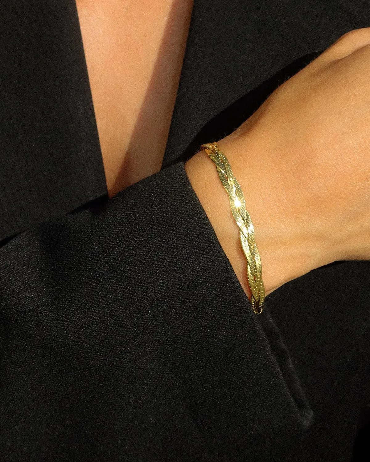 Braided Herringbone Bracelet