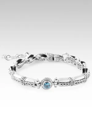 Brave Faith Bracelet? in Blue Zircon