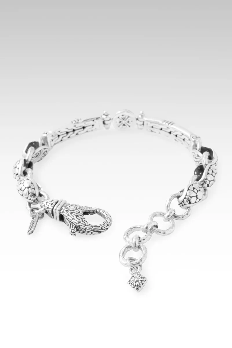 Brave Faith Bracelet? in Blue Zircon