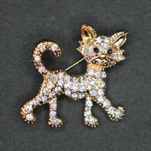 Cat brooch