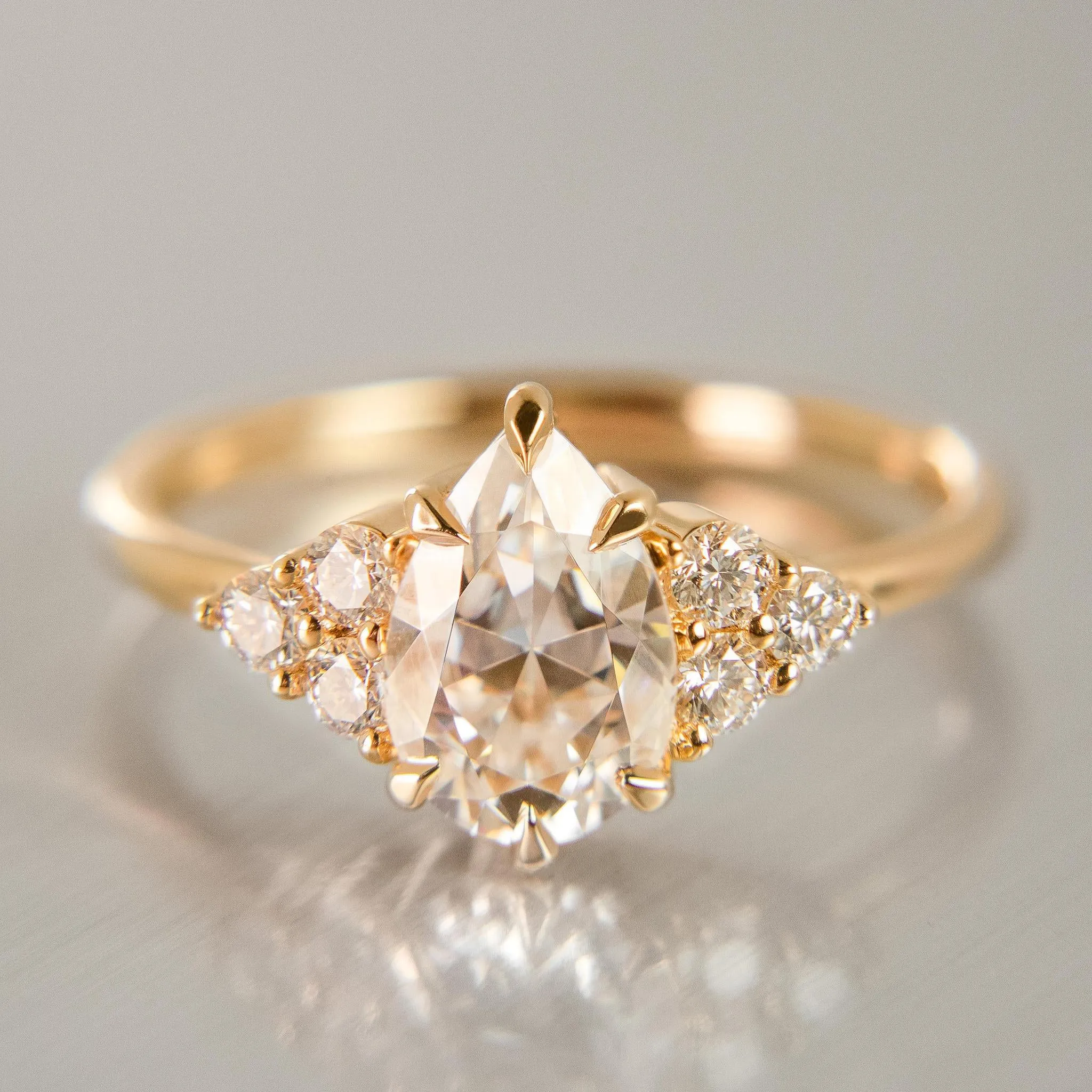 Classic Diamond Holly Ring