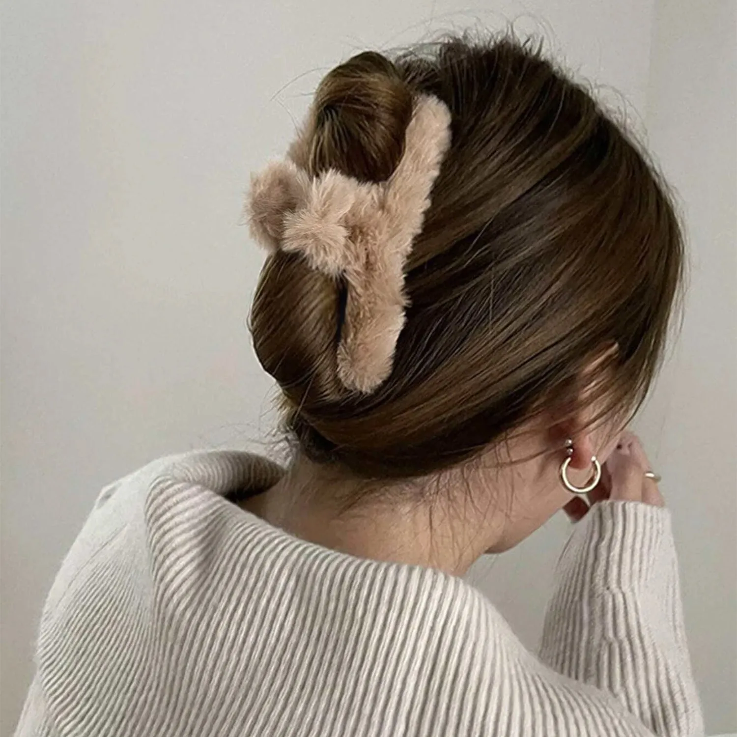 Coo Coo Fluffy Jumbo Claw Clip 2pcs