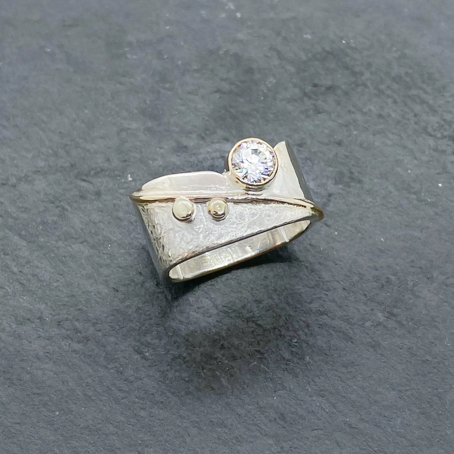 CZ Diamond Blossom Ring