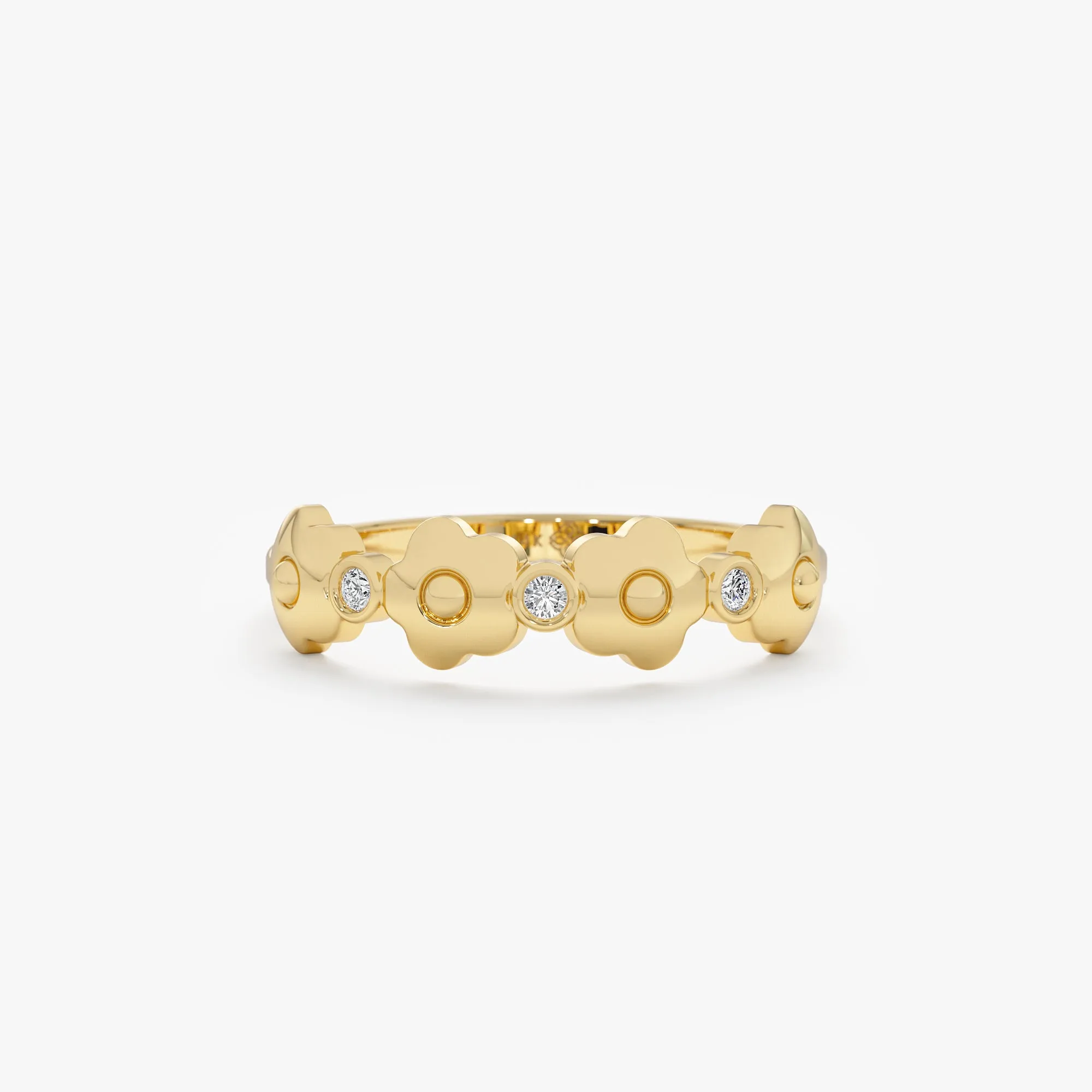 Diamond Daisy Ring, Melinda