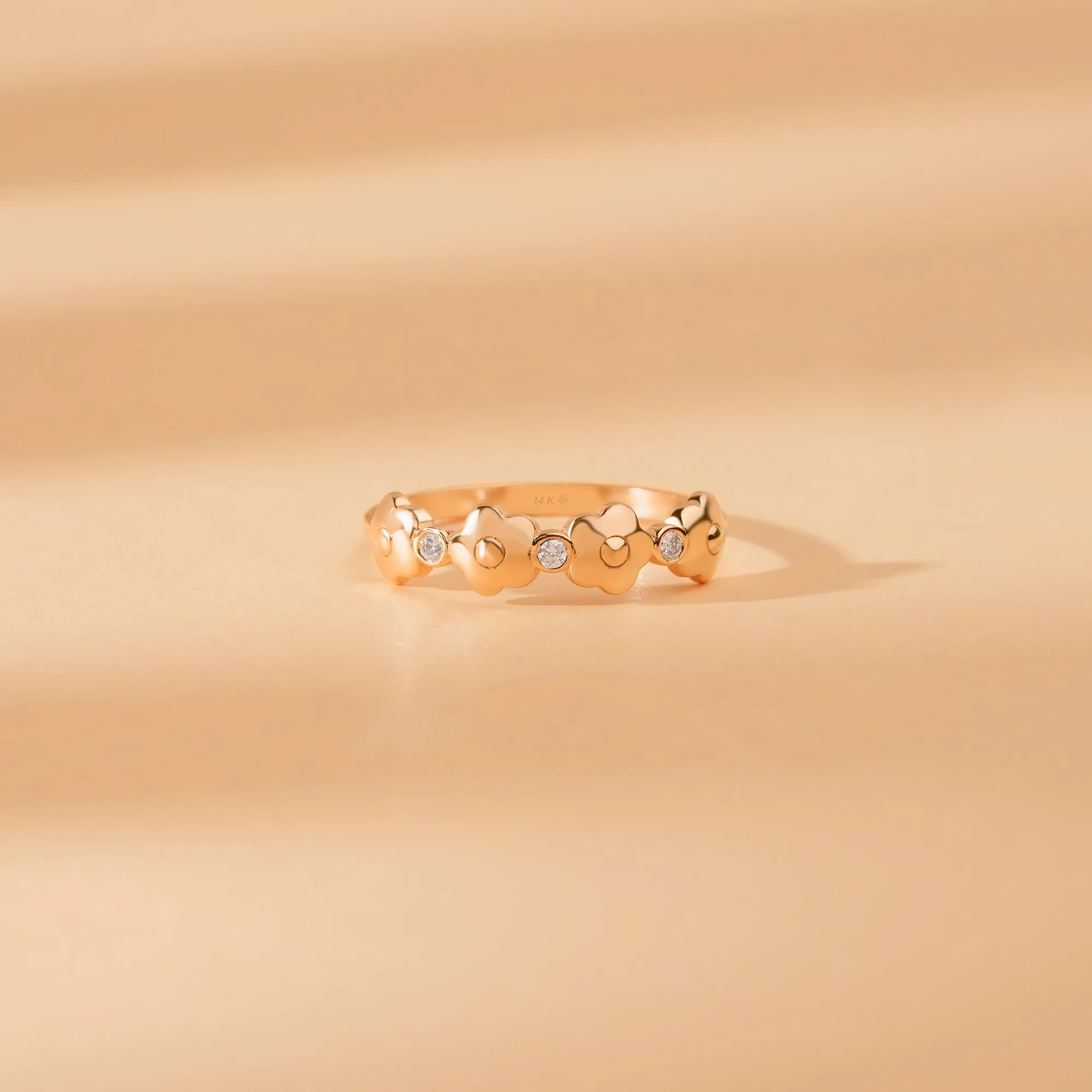 Diamond Daisy Ring, Melinda