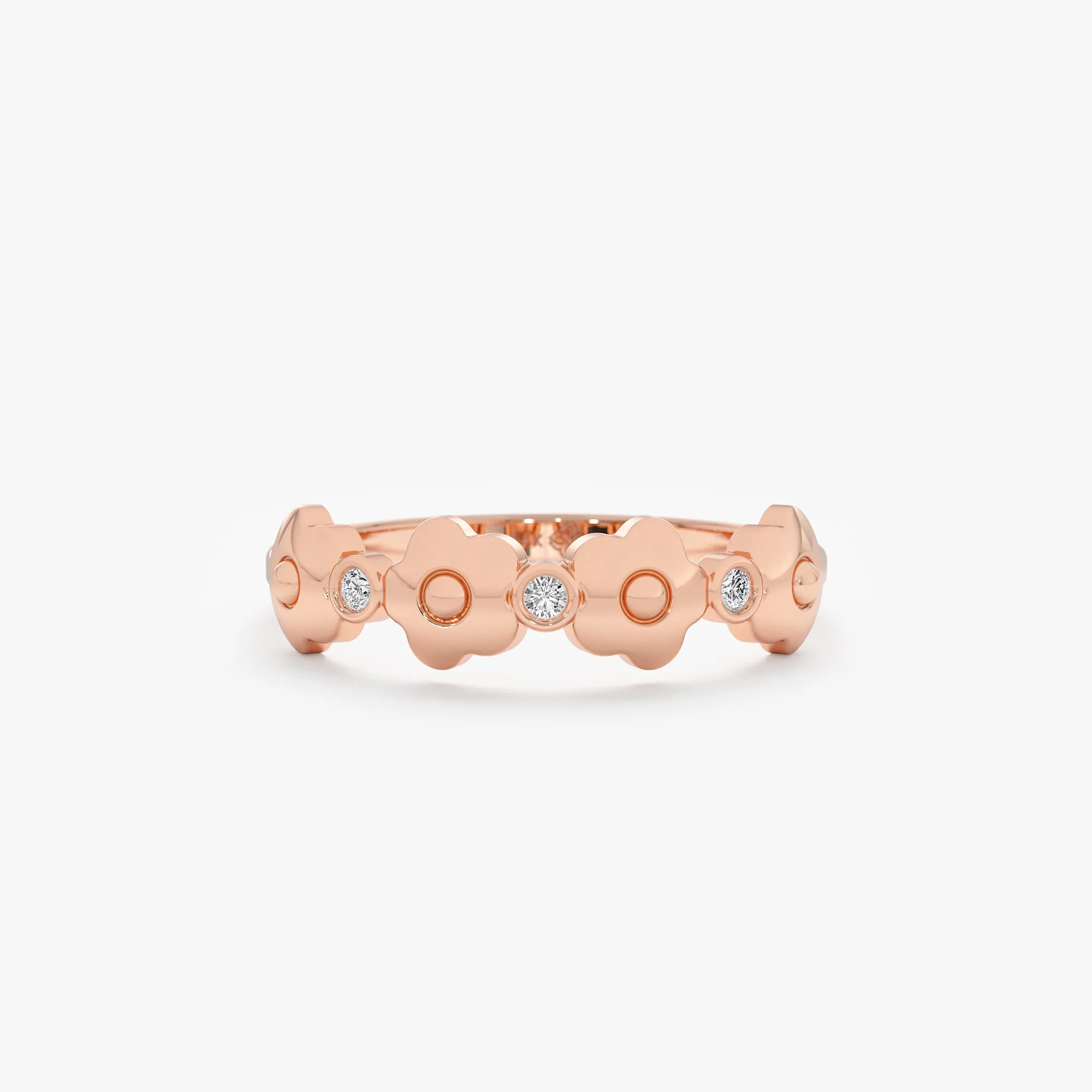 Diamond Daisy Ring, Melinda