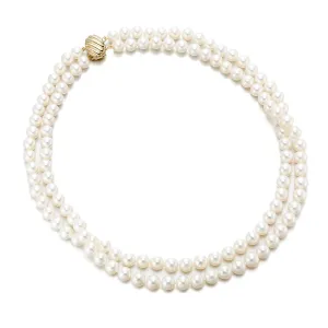 Double-Strand Pearl Necklace