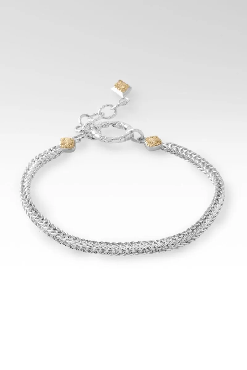 Embrace Freedom Bracelet? in 18K Gold & Rhodium Over Sterling Silver
