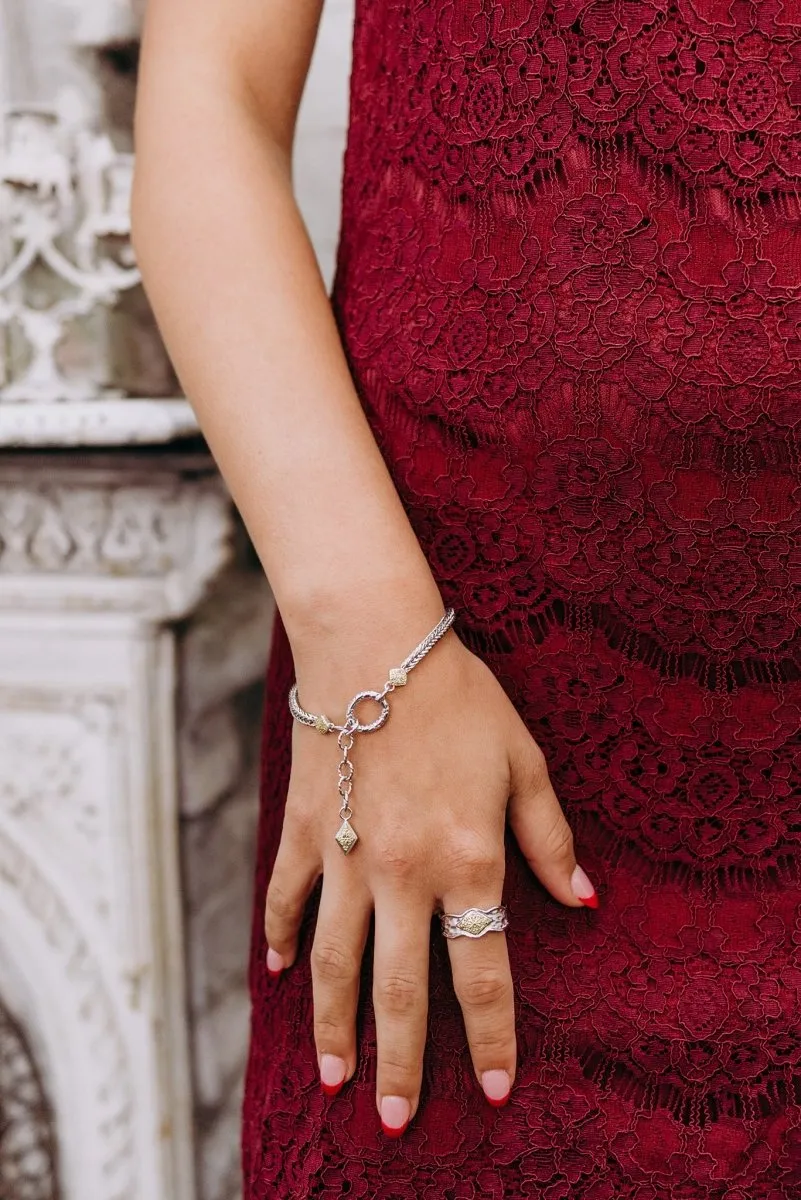 Embrace Freedom Bracelet? in 18K Gold & Rhodium Over Sterling Silver
