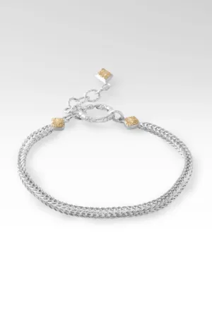 Embrace Freedom Bracelet? in 18K Gold & Rhodium Over Sterling Silver